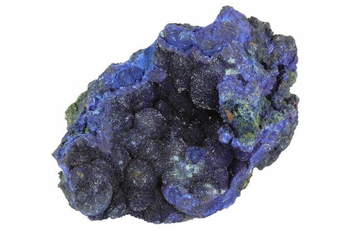 Dark Blue Azurite with Malachite - Laos #95784